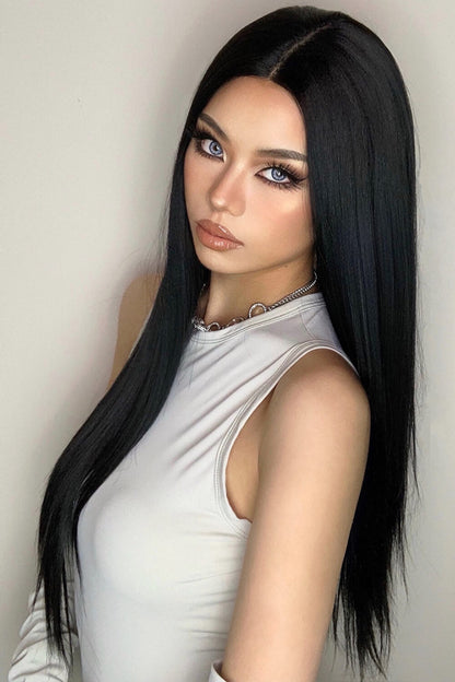 26" Long Straight Lace Front Wig