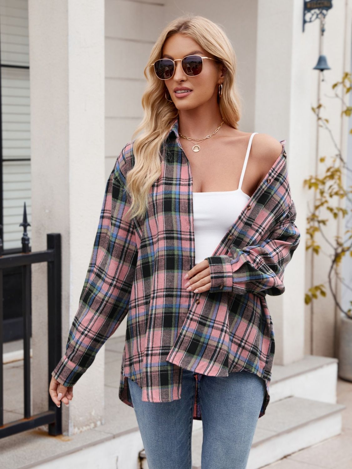 Super Soft Plaid Button-Down