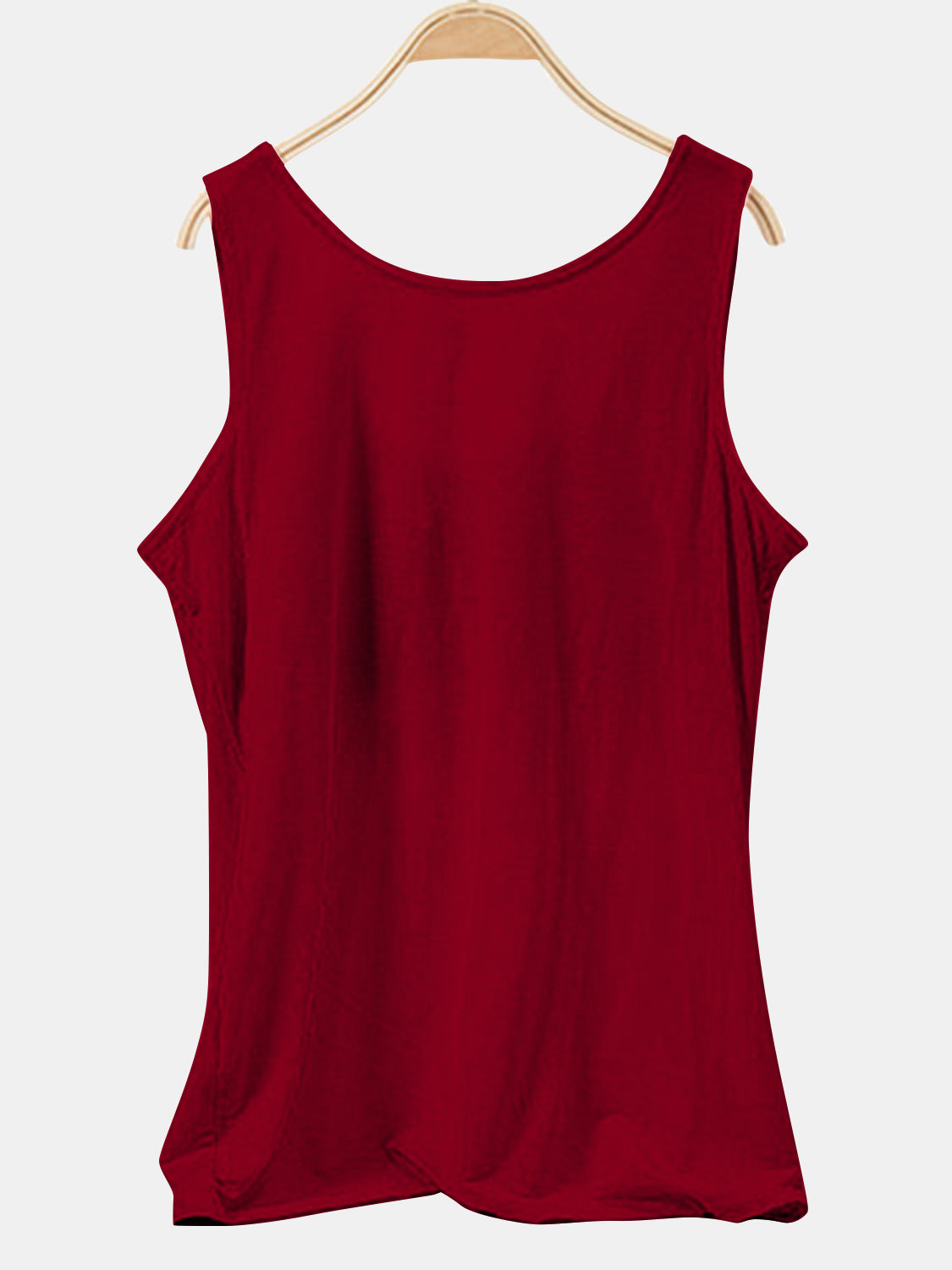 Scoop Neck Wide Strap Tank