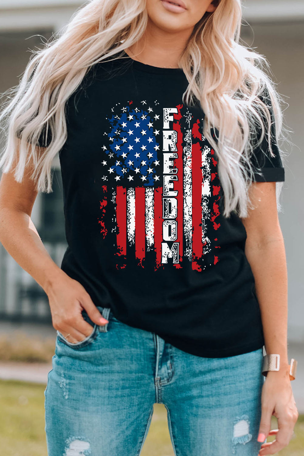 American Flag Tee