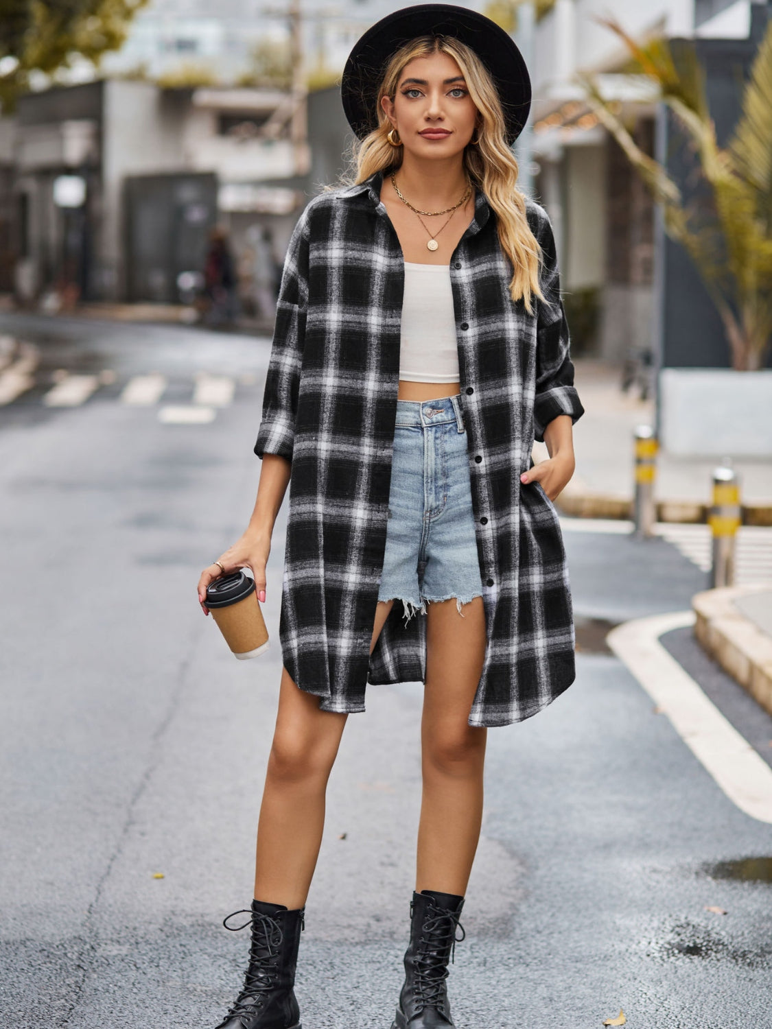 Women's Classic Plaid Shirt - Back to School