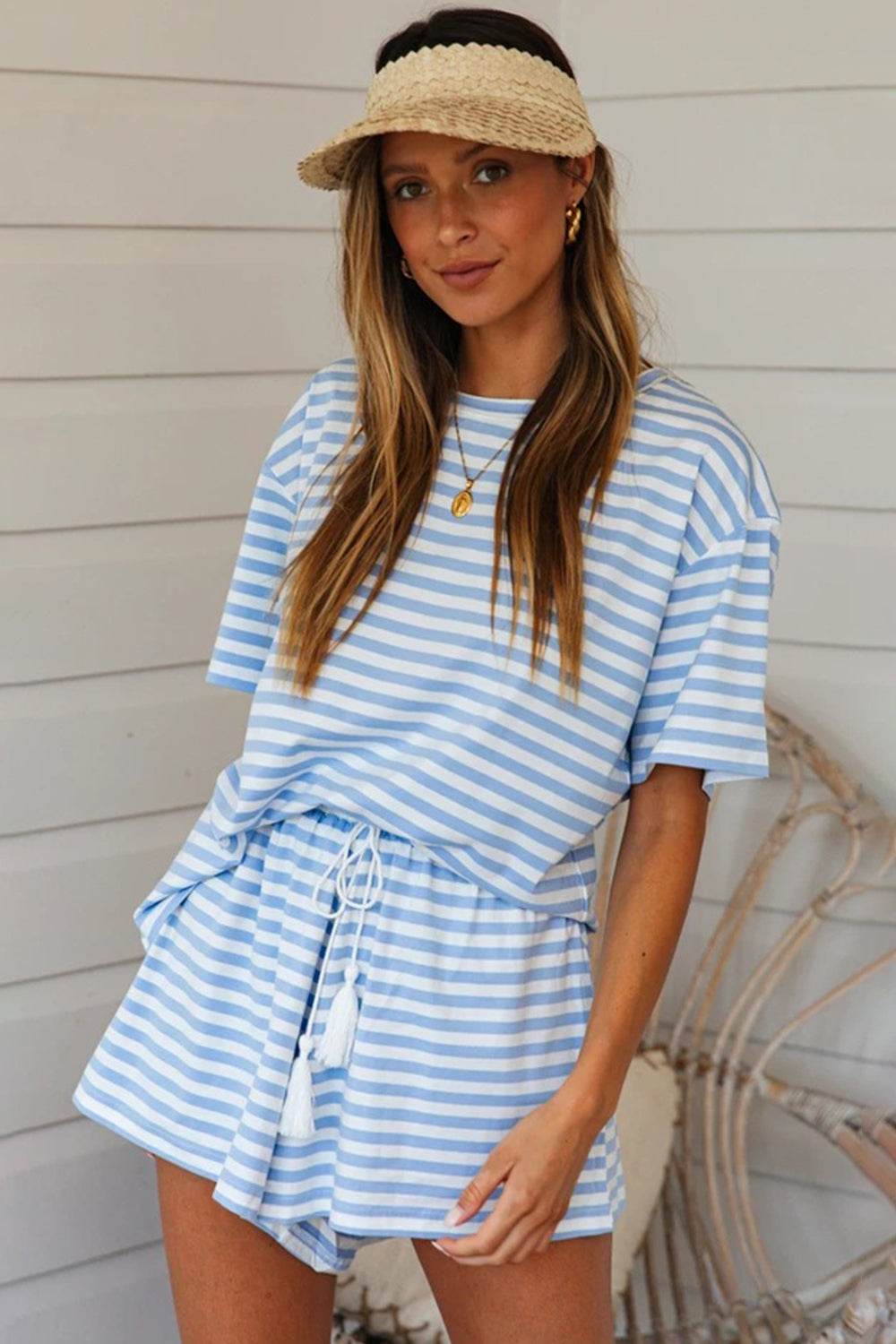 Striped Two-Piece Set