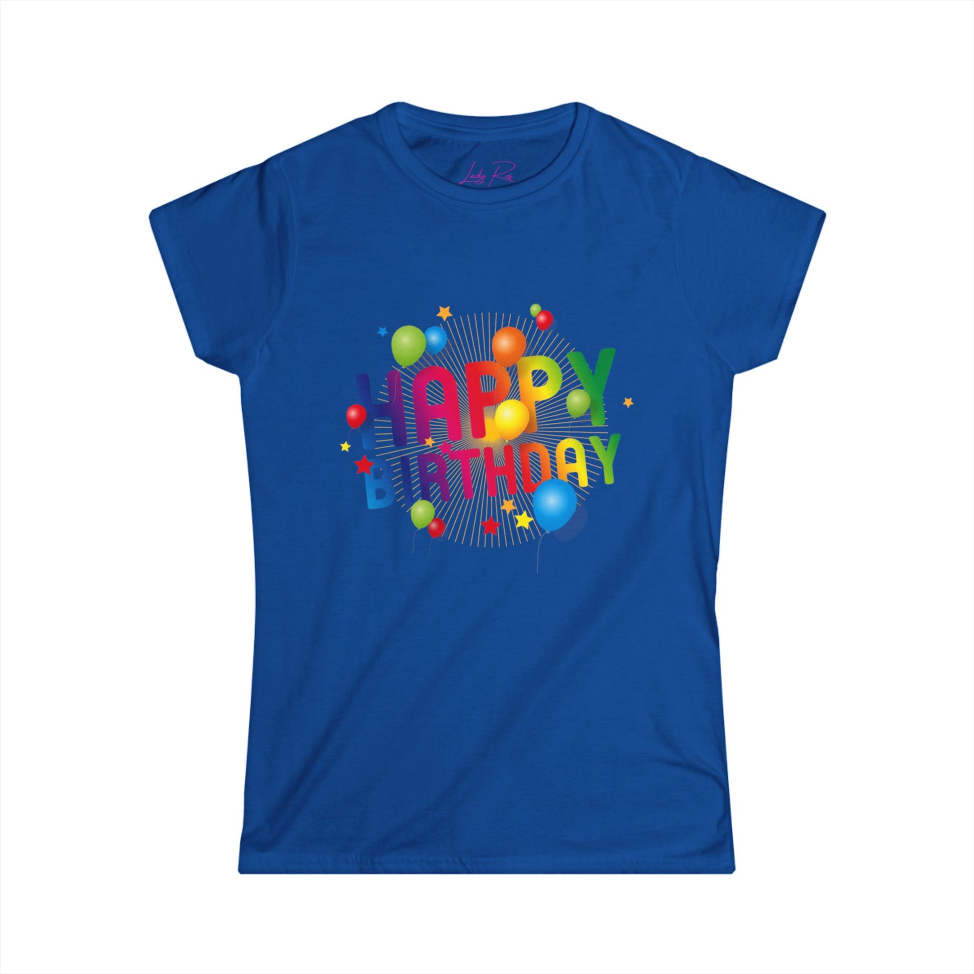 Happy Birthday Celebration Women’s T-Shirt – Fun & Festive Style Royal