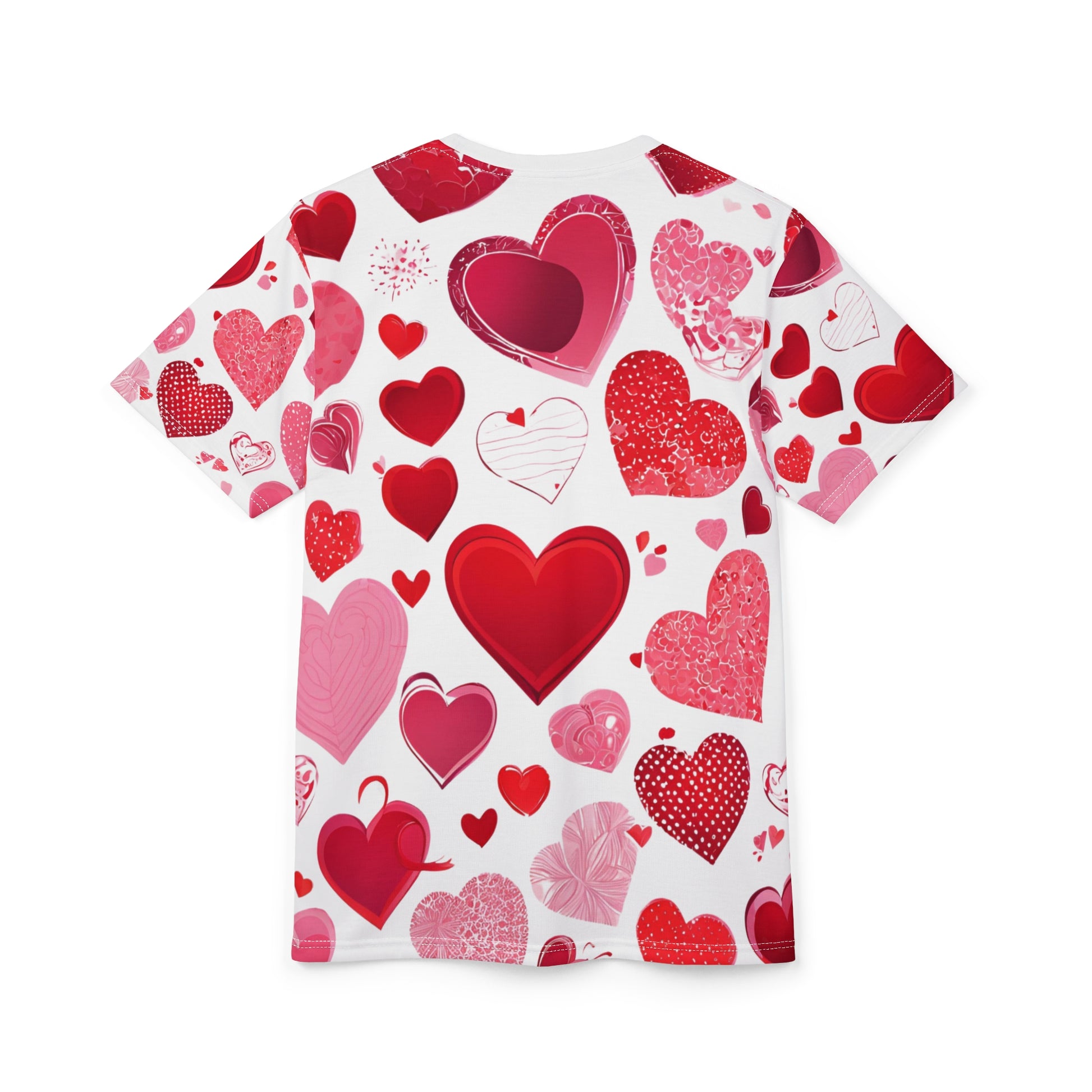 Valentine’s Day Heart Print Tee – Love in Every Stitch