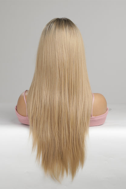 24" Long Straight Lace Front Wig