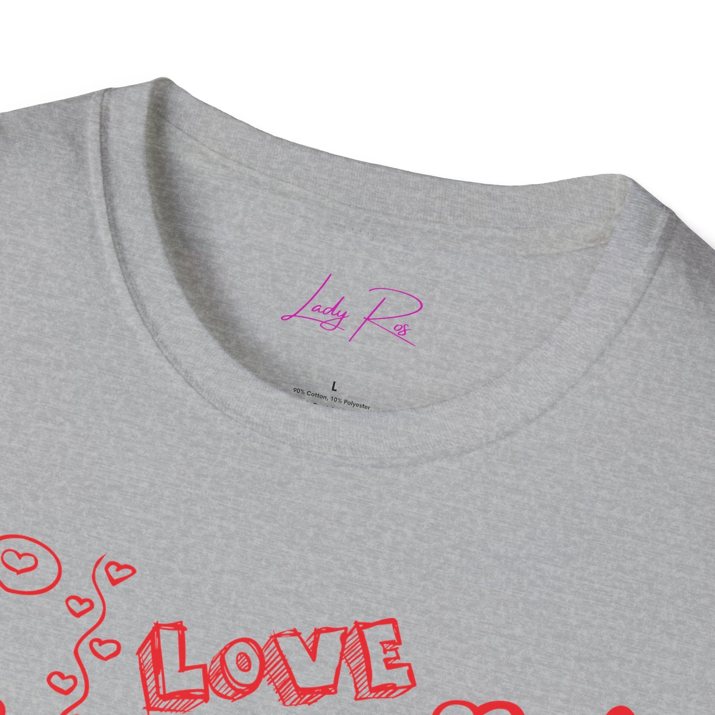 Playful Love Doodle Women’s T-Shirt – Valentine’s Day Edition