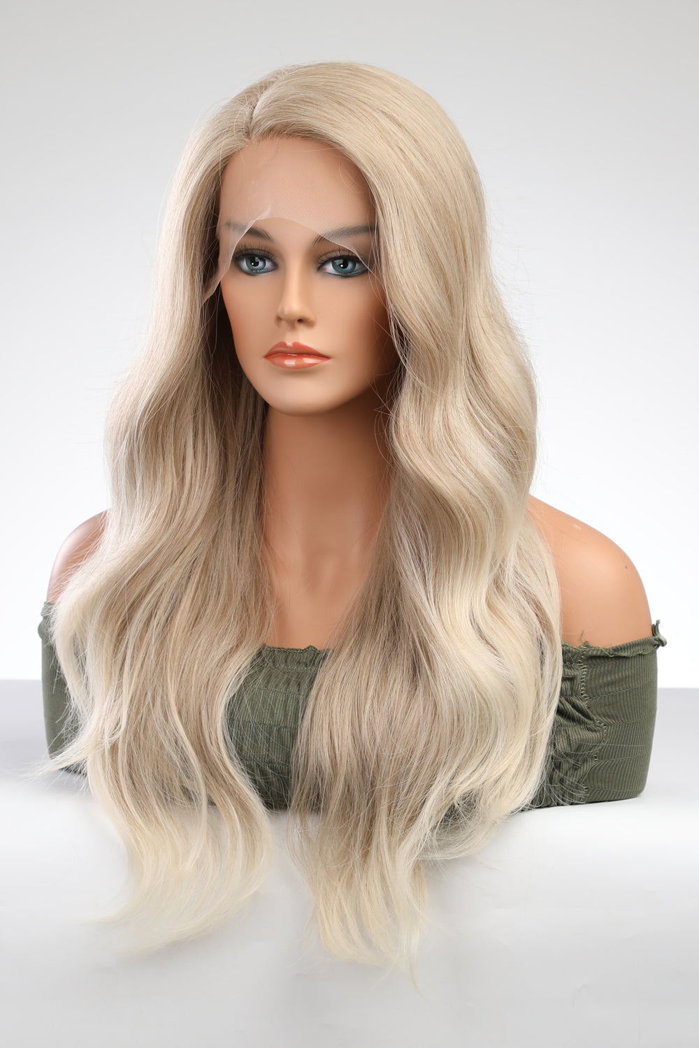 25" Long Wavy Lace Front Wig