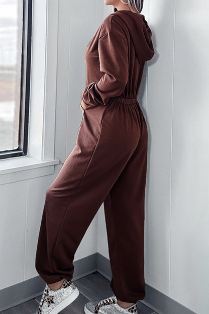 Women's Back-to-School Long Sleeve Jumpsuit