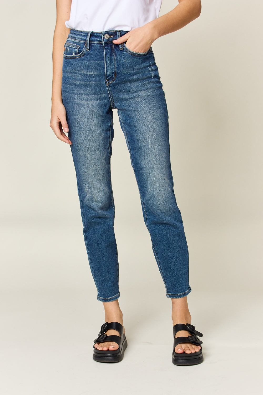 Judy Blue High-Waisted Tummy Control Slim Jeans