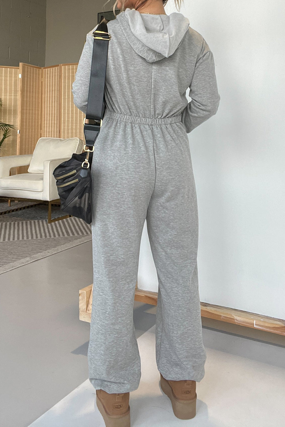 Women's Back-to-School Long Sleeve Jumpsuit