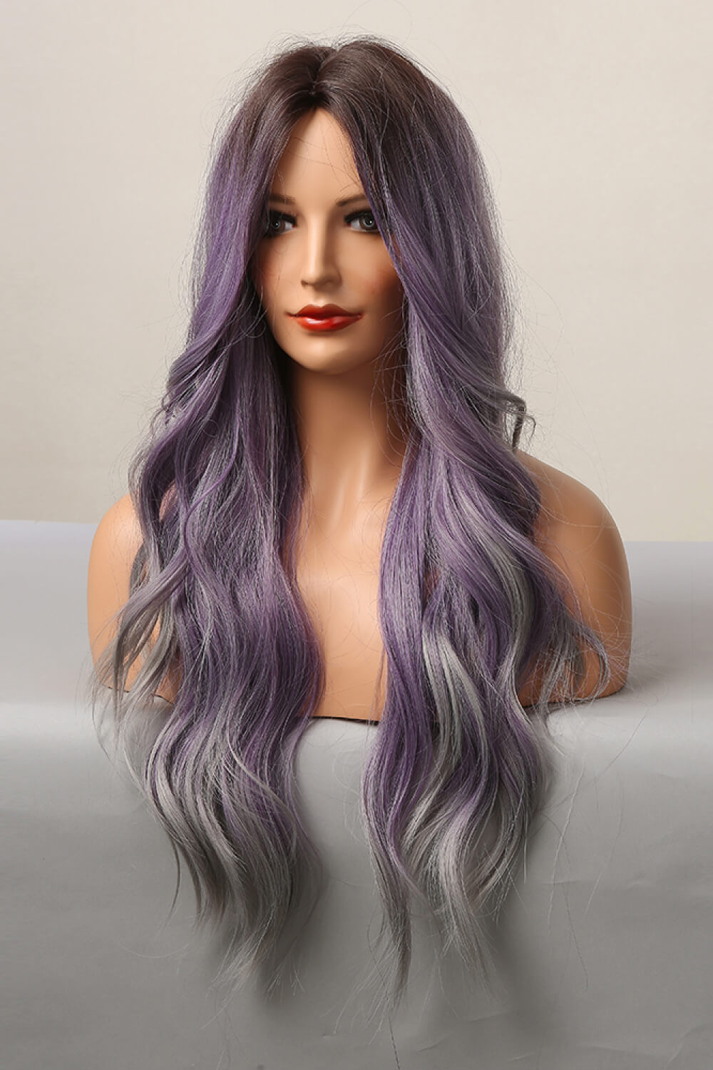 26" Wavy Wig in Stunning Purple