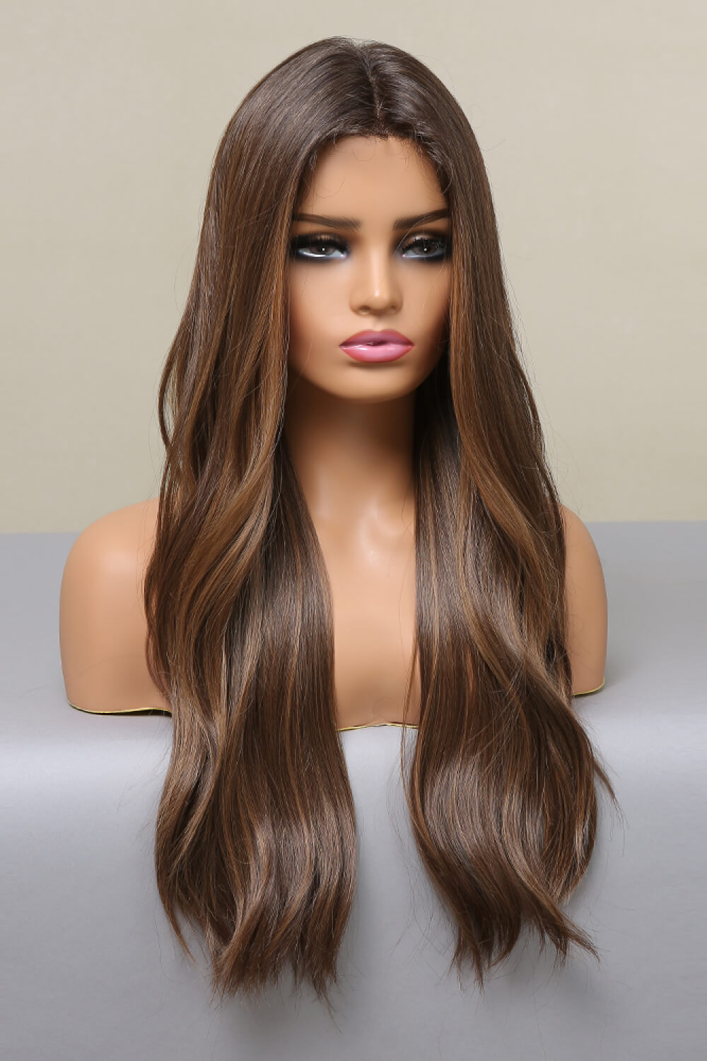 26" Long Wavy Heat Resistant Lace Front Wig