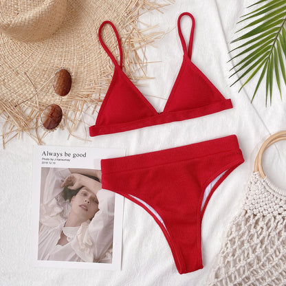 Minimalist Ribbed Bikini Set