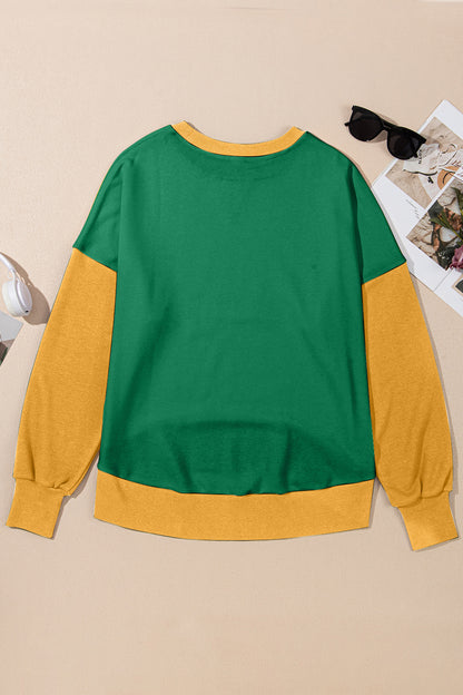 Women's Contrast Crewneck Sweatshirt