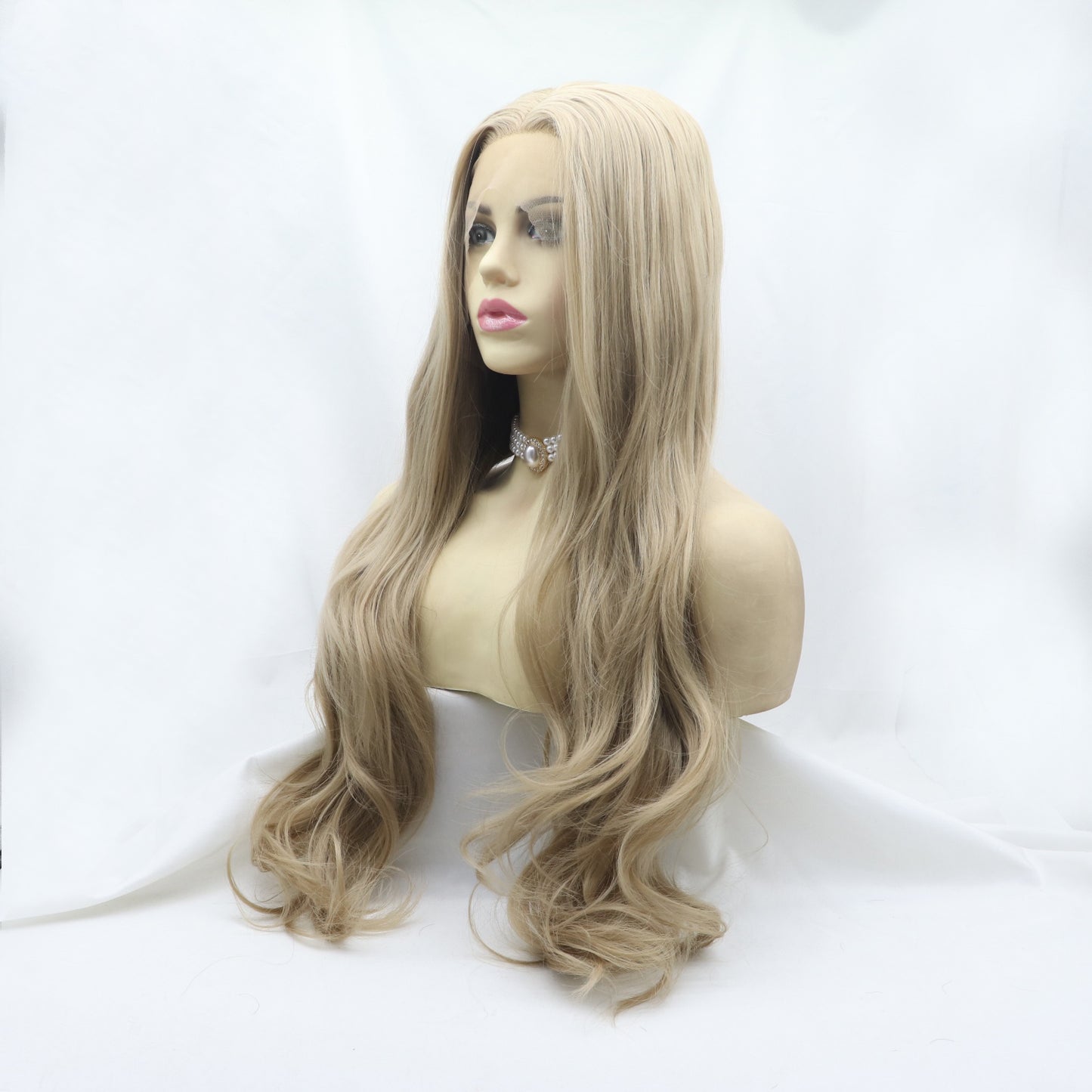 24" Wavy Lace Front Wig