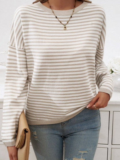 Women's Oversized Striped Sweater