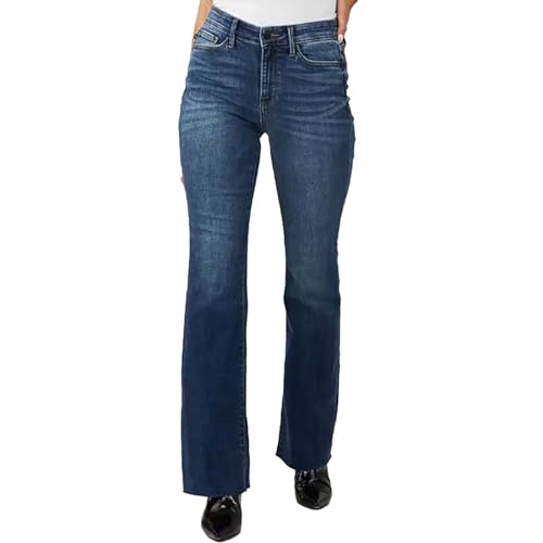 Rfm Jeans - NREALY Womens Holy Grail Tummy Control Bootcut Jeans Mom Jeans High Waisted Flare Stretchy Jeans for Women