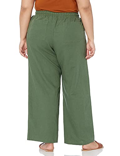 Rfm Jeans - Amazon Essentials Womens Linen Blend Drawstring Relaxed Fit Wide Leg Pant Available in Plus Size