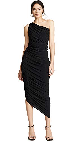 Radiant Metallic Gown - Norma Kamali Women's Diana Gown Black XX-Small