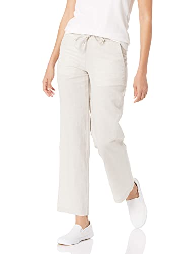 Rfm Jeans - Amazon Essentials Womens Linen Blend Drawstring Relaxed Fit Wide Leg Pant Available in Plus Size Ecru