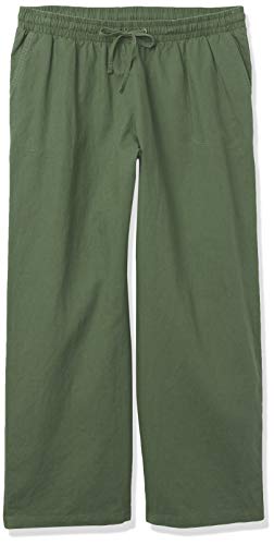 Rfm Jeans - Amazon Essentials Womens Linen Blend Drawstring Relaxed Fit Wide Leg Pant Available in Plus Size