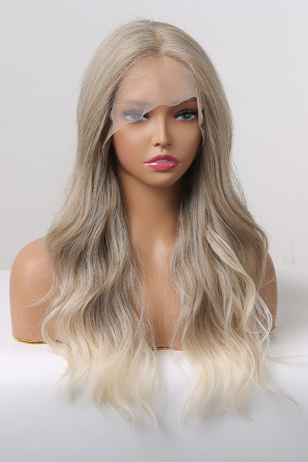 24" Long Wavy Lace Front Wig