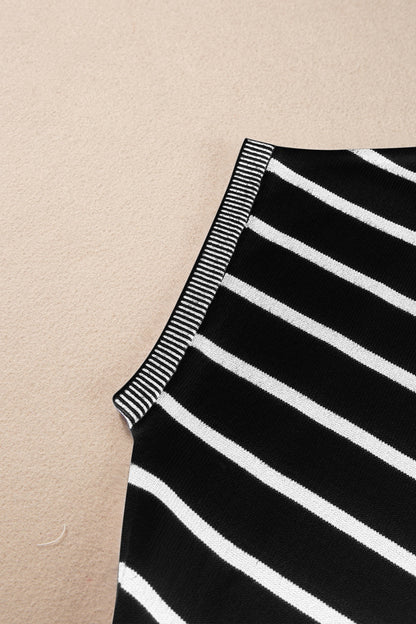 Women's Striped Knit Top