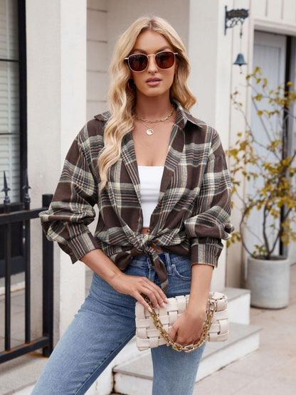 Super Soft Plaid Button-Down