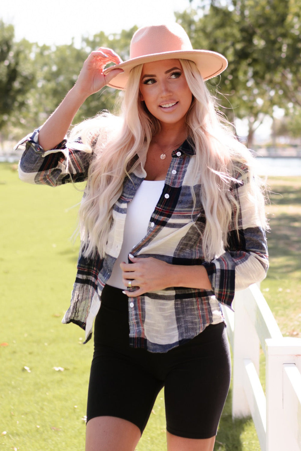 Classic Plaid Button-Down Shirt