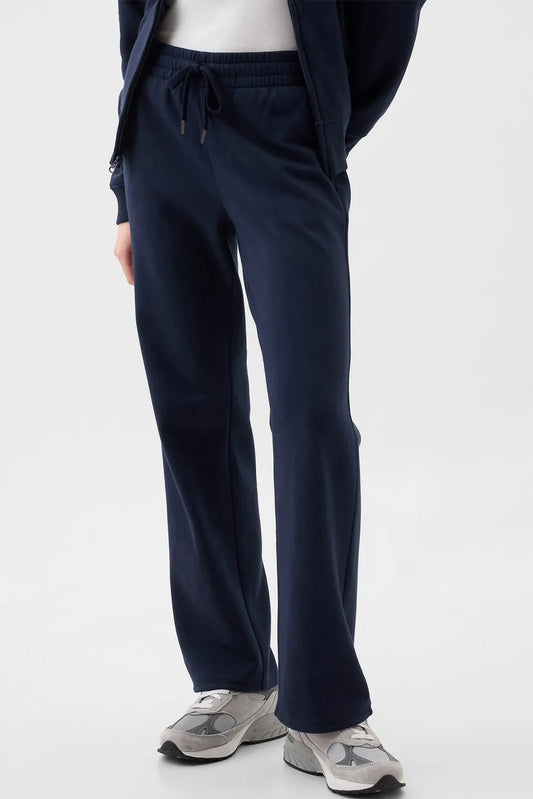 Drawstring Pants with Pockets Dark Navy