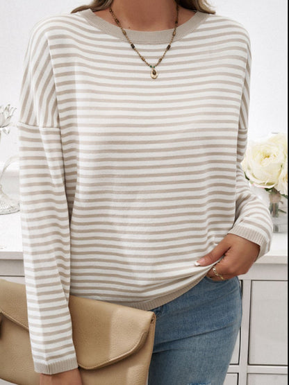 Women's Oversized Striped Sweater