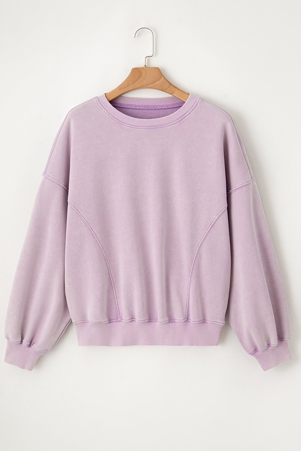 Back to School Crewneck Sweatshirt Pink Purple