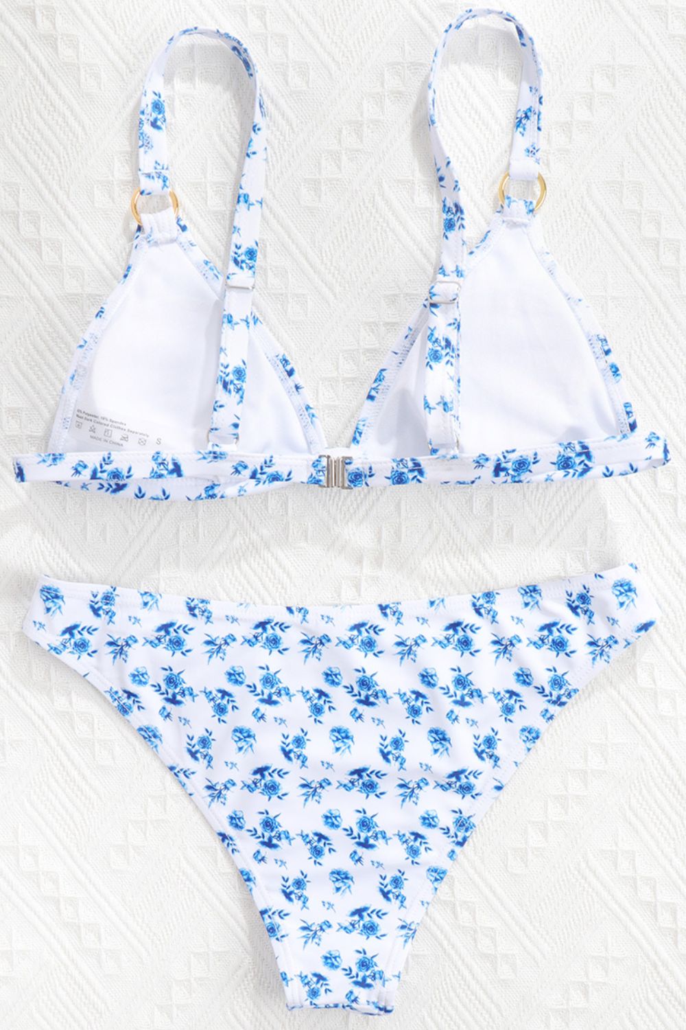 Floral High-Leg Bikini Set