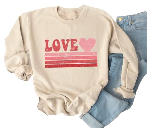 Heart Shirt - Ykomow Valentines Day Shirts Women Plaid Love Heart Valentines Day Sweatshirts Raglan Tops Cream