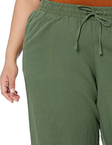 Rfm Jeans - Amazon Essentials Womens Linen Blend Drawstring Relaxed Fit Wide Leg Pant Available in Plus Size