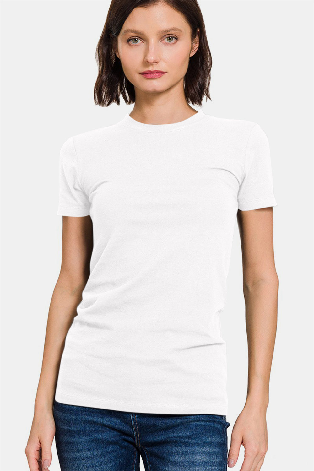 Zenana Crew Neck Short Sleeve T-Shirt