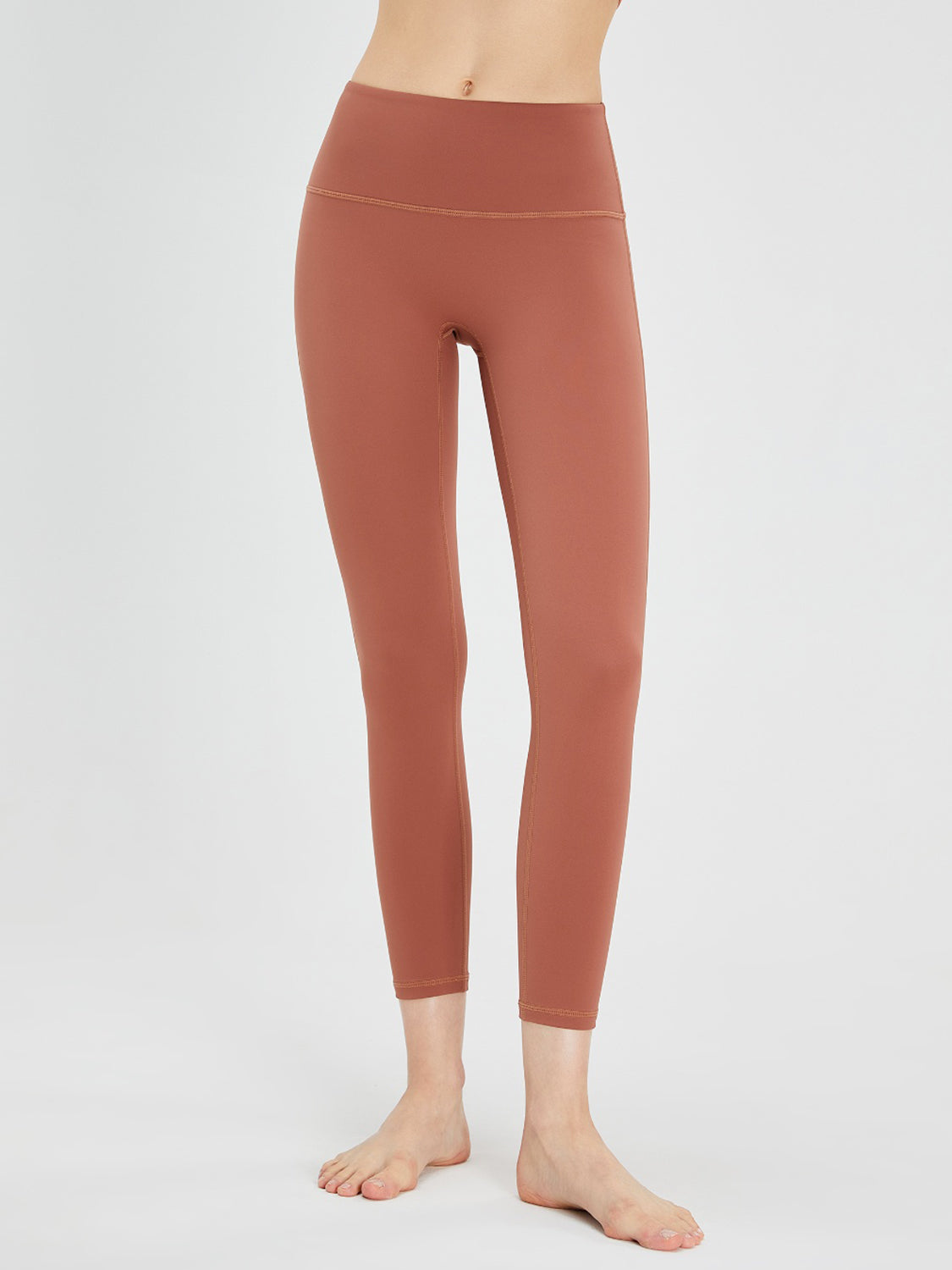 High Waist Active Pants Dusty Pink