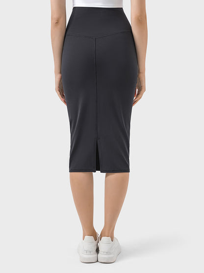 Slit Wrap Active Skirt