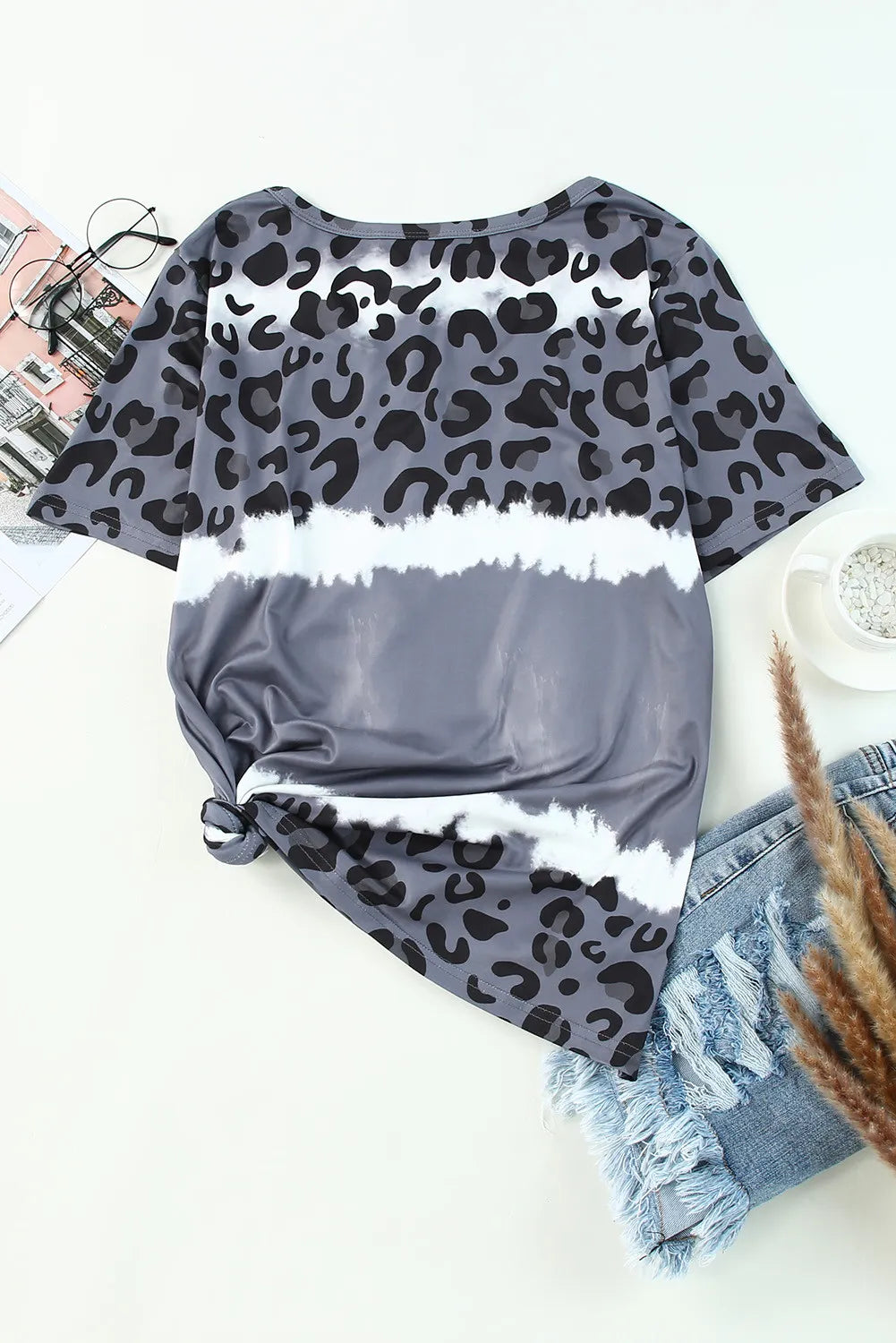 Plus Size Leopard Print T-Shirt