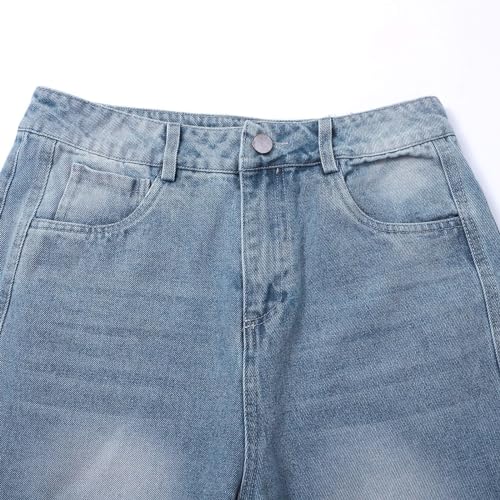 Rfm Jeans - Barrel Jeans Women Mid Rise Baggy Jeans Vintage Wide Leg Cropped Jeans Y2k Boyfriend Comfy Denim Pants