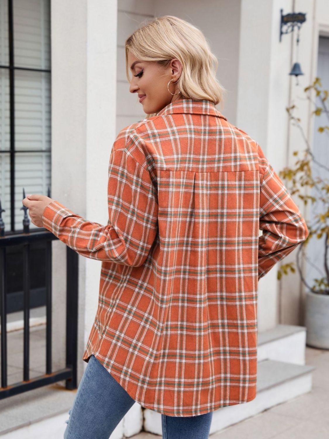 Classic Plaid Button-Down Shirt