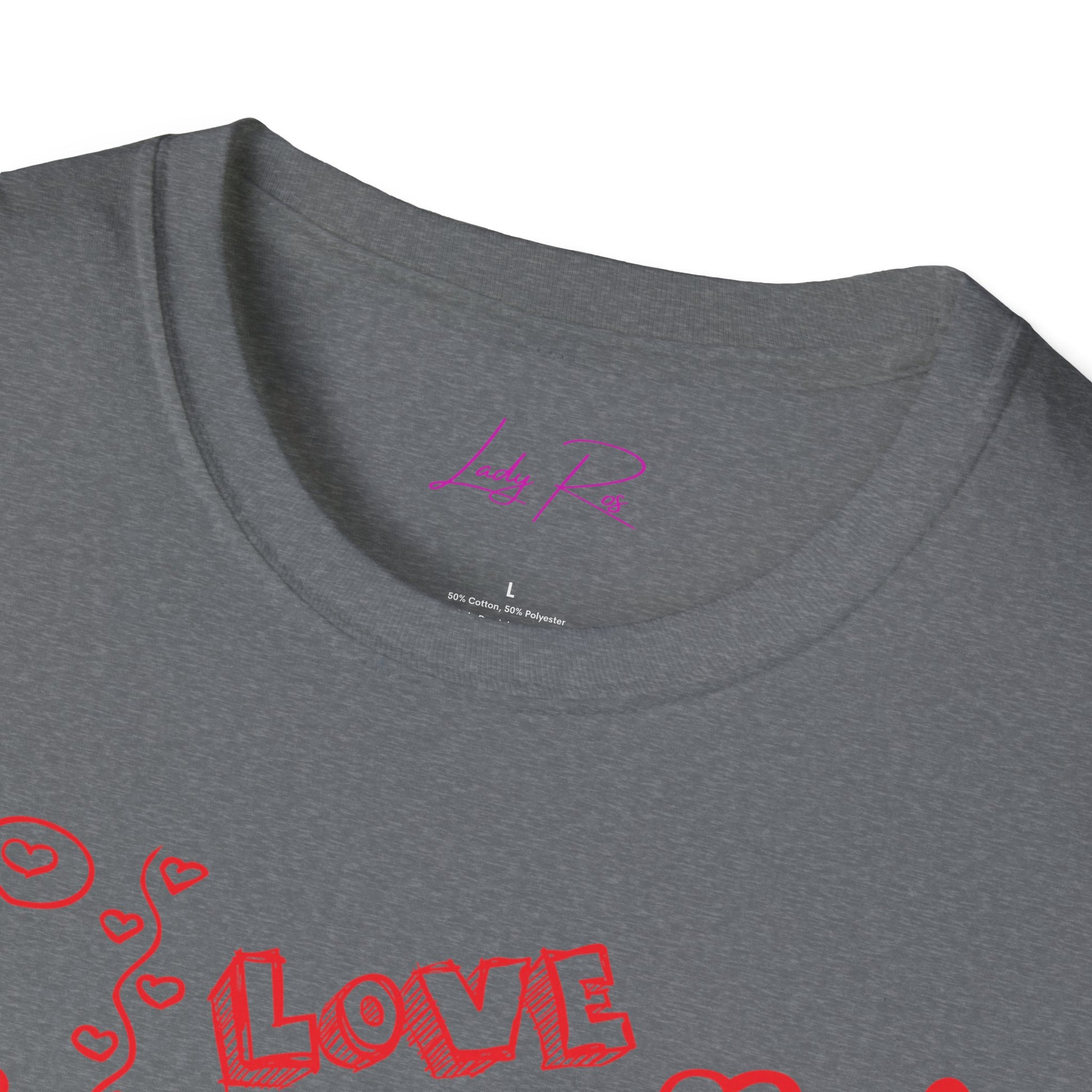 Playful Love Doodle Women’s T-Shirt – Valentine’s Day Edition