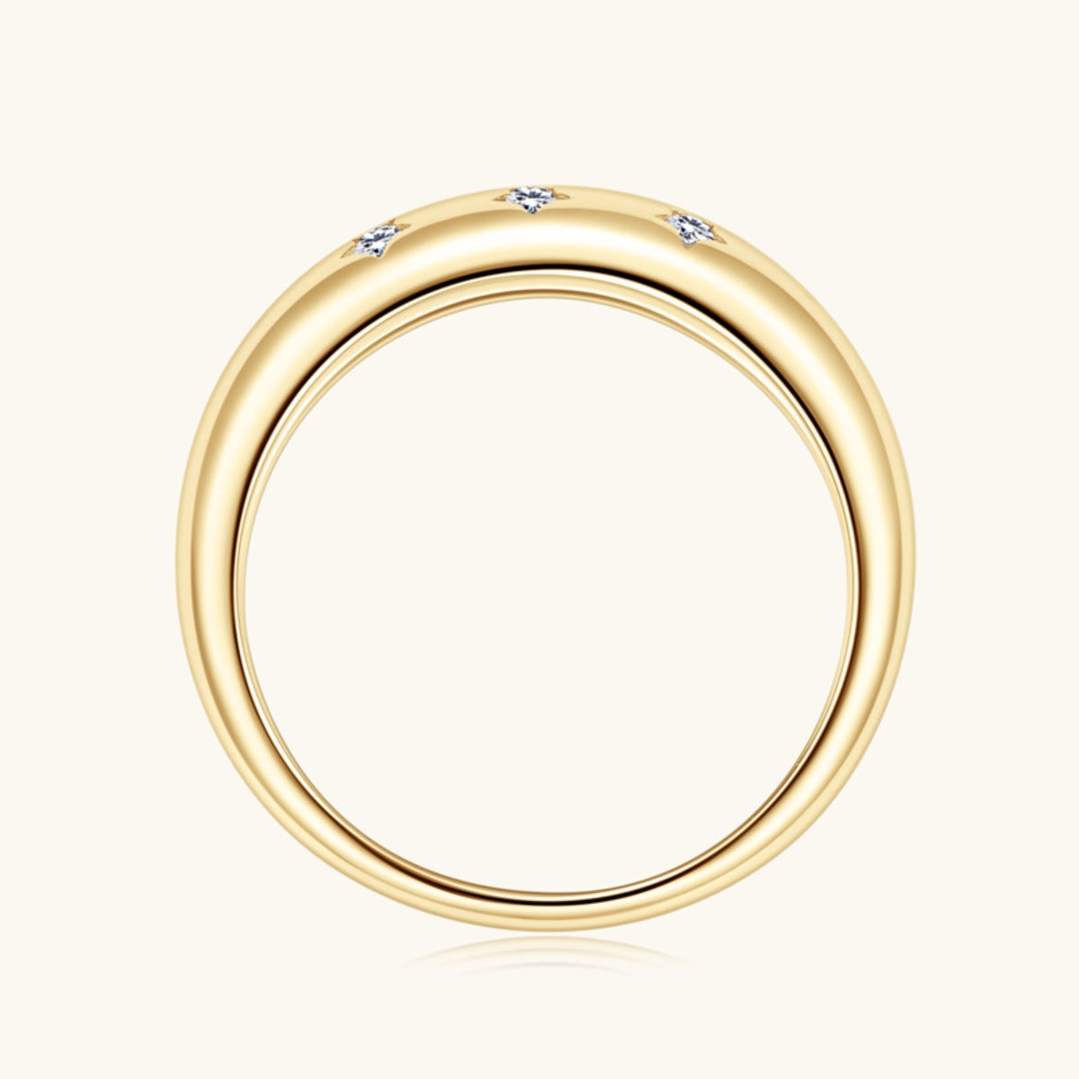 Delicate Moissanite Star Ring for Women