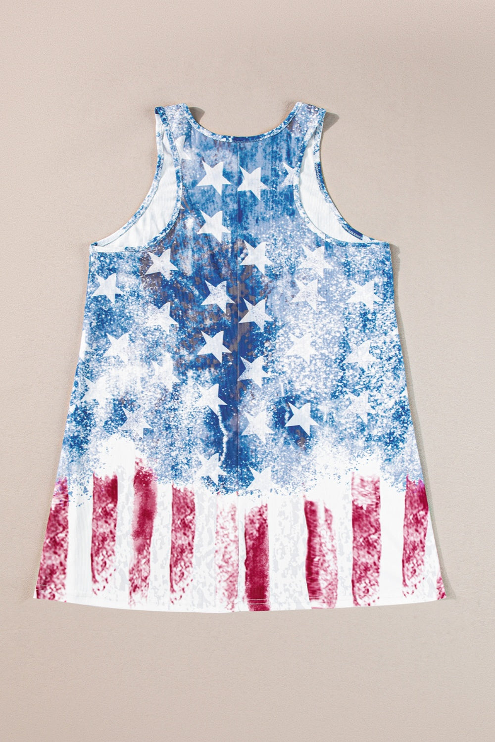 US Flag Scoop Neck Tank