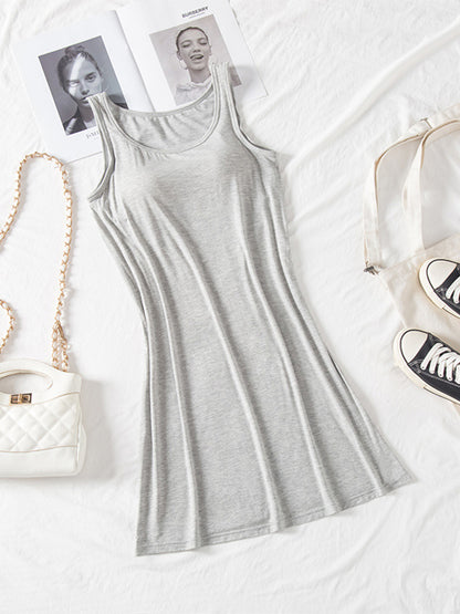 Breezy Tank Dress with Built-in Bra