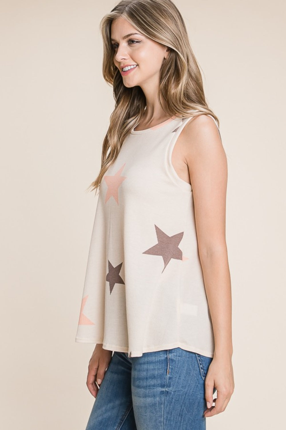 Patriotic Star Tank Top for Women