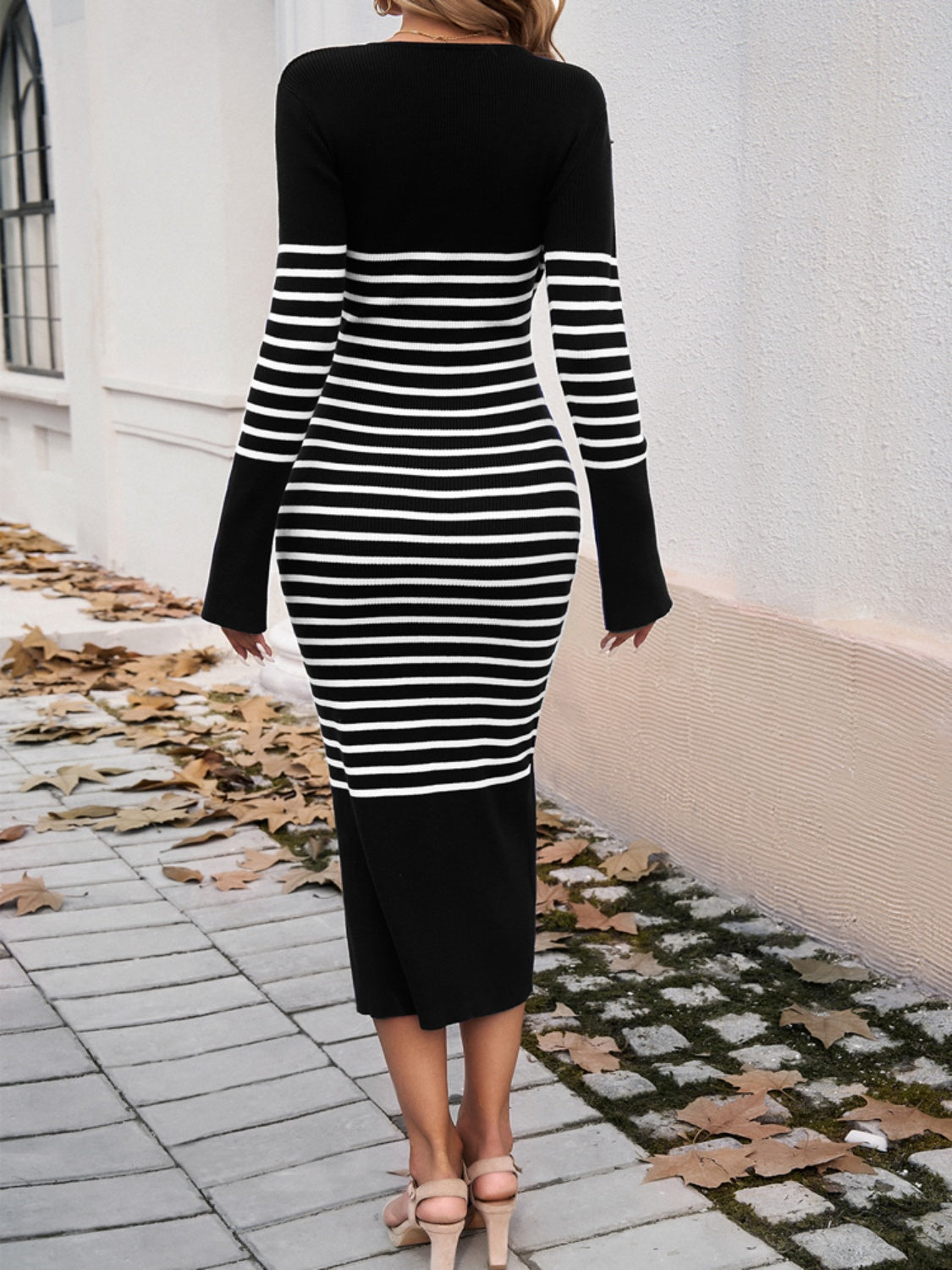 Striped Sweater Dress