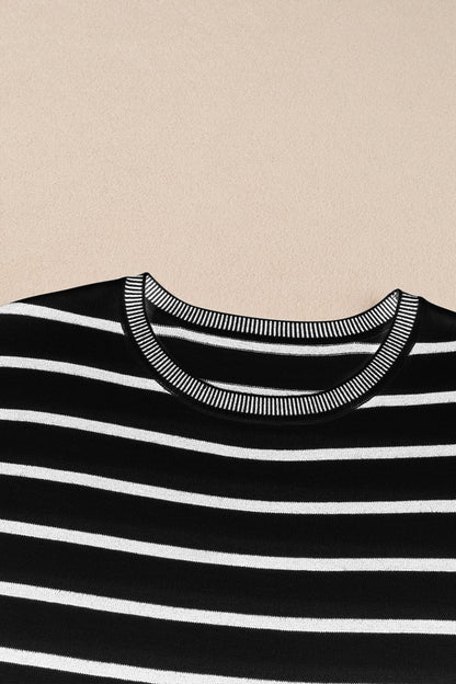 Women's Striped Knit Top