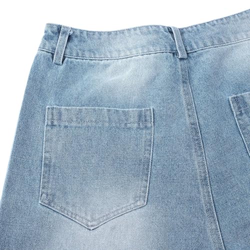 Rfm Jeans - Barrel Jeans Women Mid Rise Baggy Jeans Vintage Wide Leg Cropped Jeans Y2k Boyfriend Comfy Denim Pants