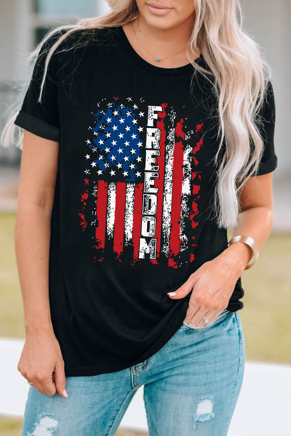 American Flag Tee